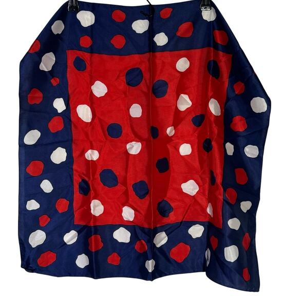 Eltee Woman's French Scarf Made in Italy 21" Square - Picture 1 of 4